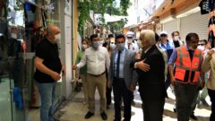 Başkanlardan Bodrum Esnafına Ziyaret