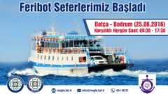 2025 Bodrum Datça Feribot Fiyatları