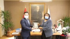 Başkan Aras Tanzanya Büyükelçisini Ağırladı