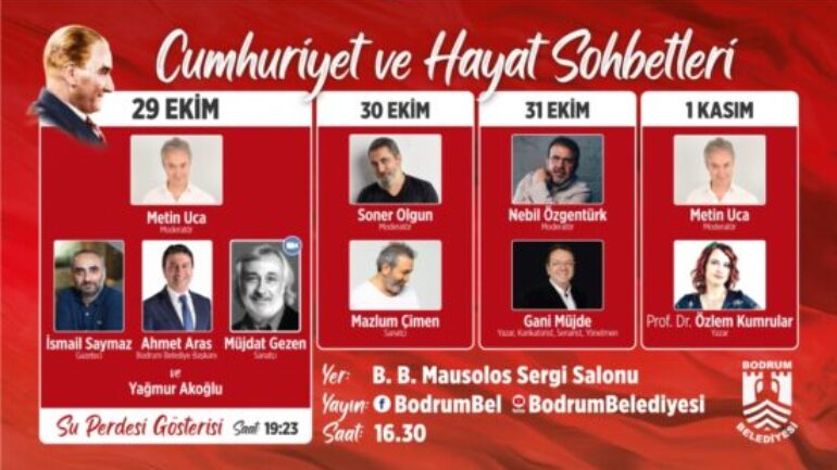 Bodrum’da Cumhuriyet Sohbetleri