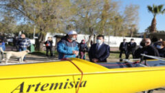 Bodrum’da ‘Artemisia’ denize indirildi