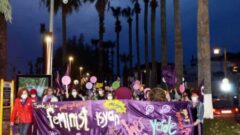 Bodrum’da feministlerden davullu, düdüklü gece yürüyüşü