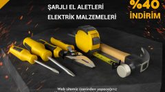 Mobilya aksesuar ve sarjlı ev aletlerinde dev indirim !